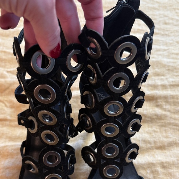 Jeffrey Campbell strappy cage heels - Picture 6 of 17